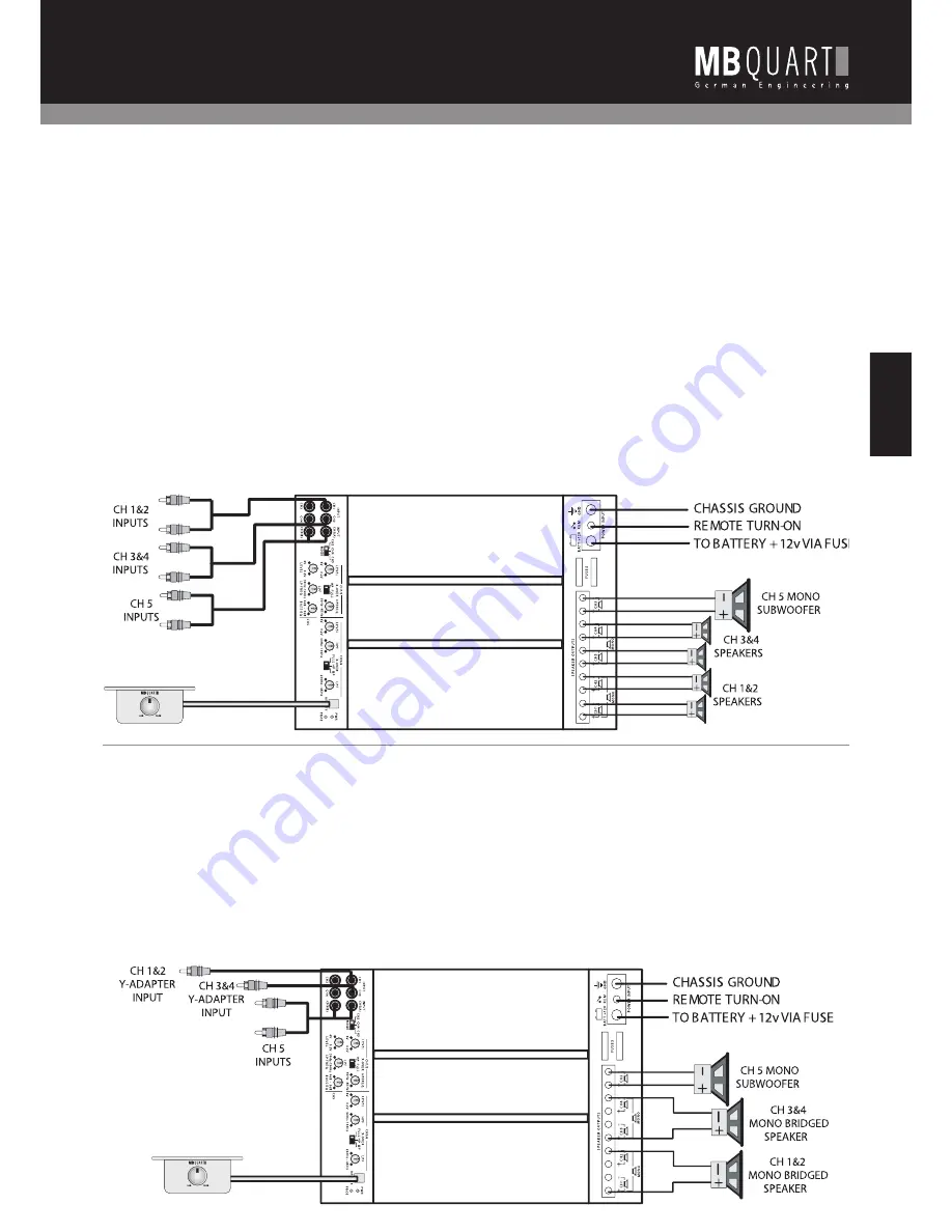 MB QUART PAB 1200.1 D Installation And Operation Manual Download Page 25