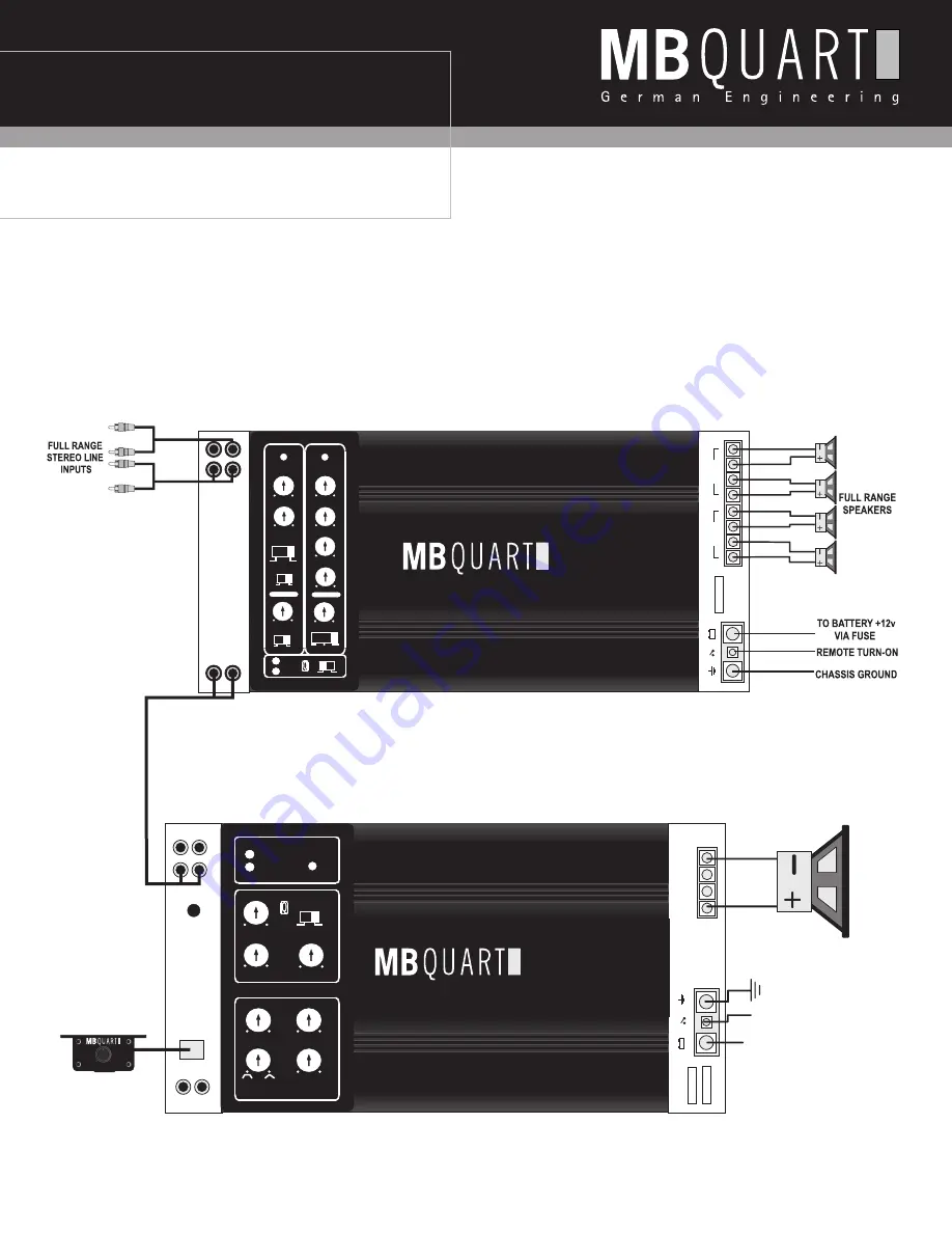 MB QUART Q4.150 Installation Manual Download Page 6