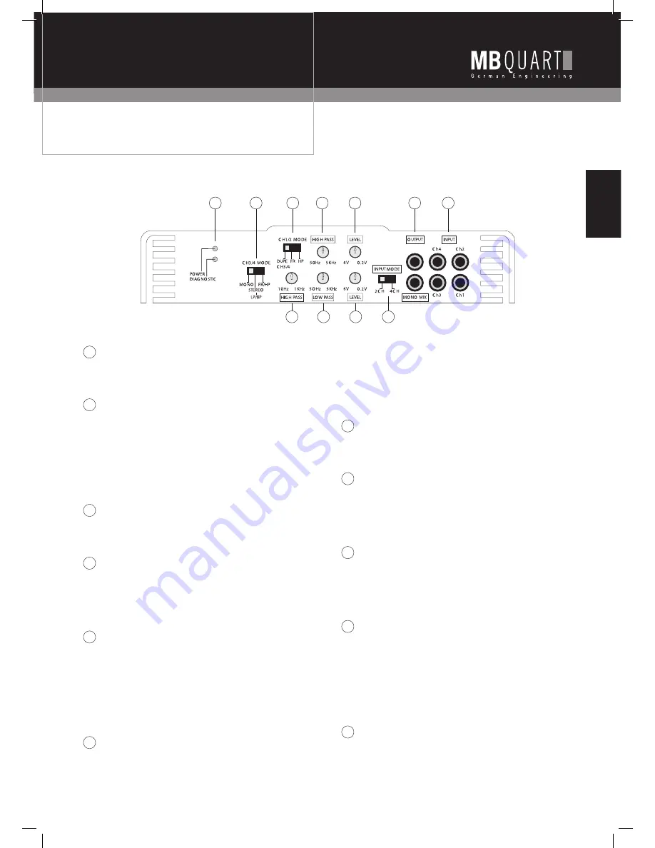 MB QUART RAB 1450 Installation And Operation Manual Download Page 5