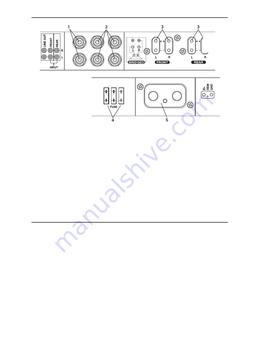 MB QUART REFERENCE RAA4200 Installation And Operation Manual Download Page 5