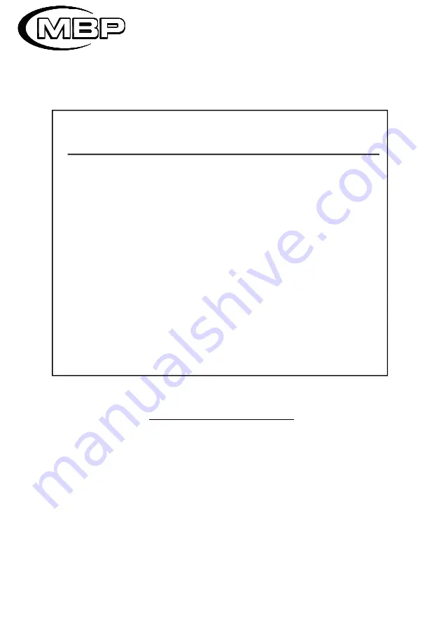 mbp WR-320 MIX INOX Manual Download Page 3