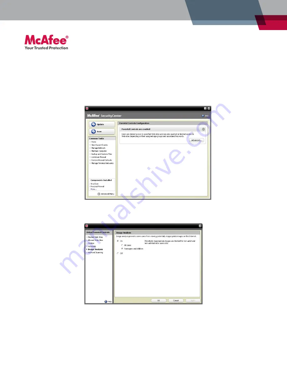 McAfee MTP08EMB3RUA - Total Protection - PC Quick Start Manual Download Page 14