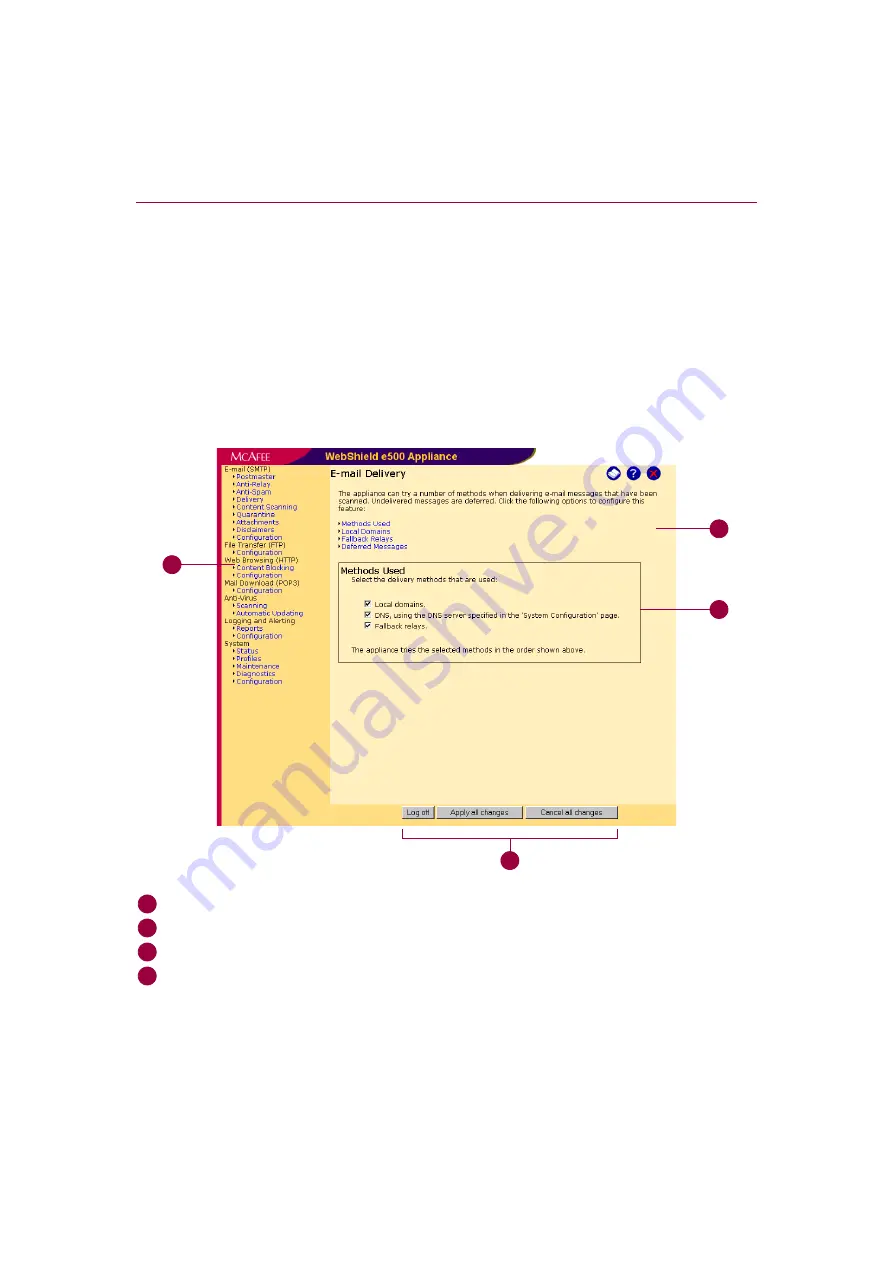 McAfee WebShield e500 Installation Manual Download Page 10