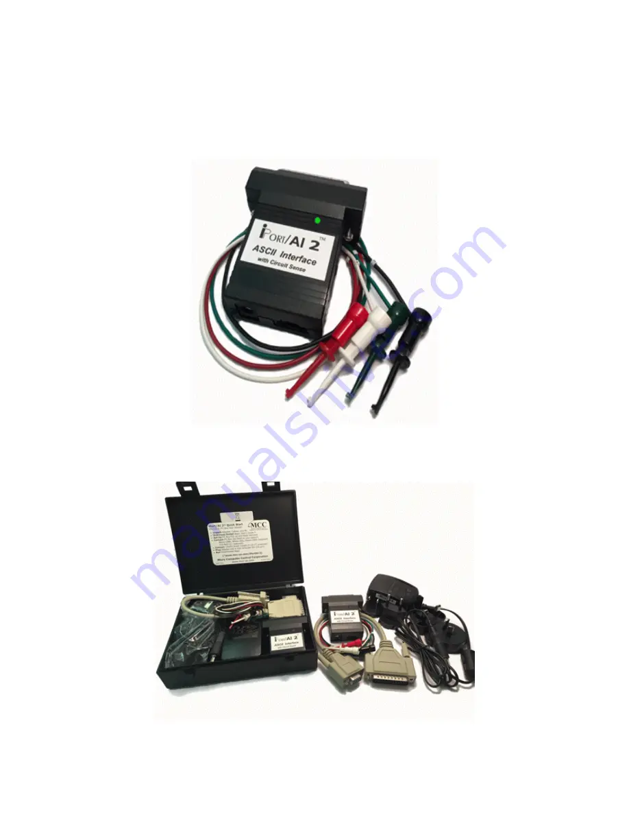 MCC iPort/AI 2 RS-232 to I2C host adapter with Circuit Sense User Manual Download Page 6