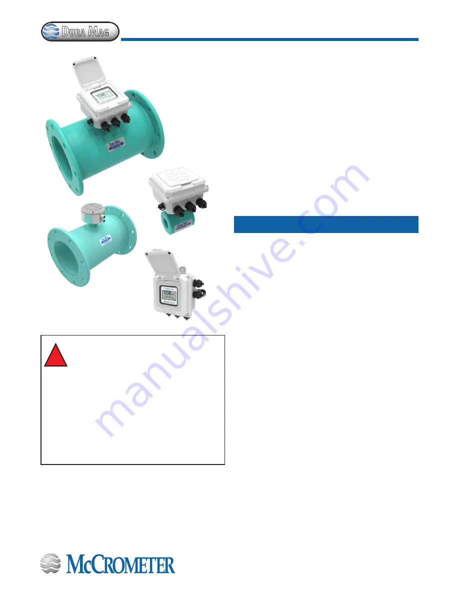 McCrometer Dura Mag Quick Start Installation Manual Download Page 1