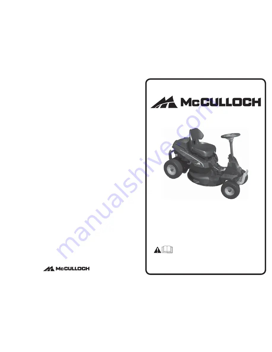 McCulloch 96028000201 Repair Parts Manual Download Page 1