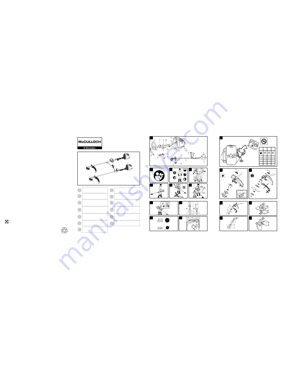 McCulloch CABRIO 251 / 25 cc Instruction Manual Download Page 1