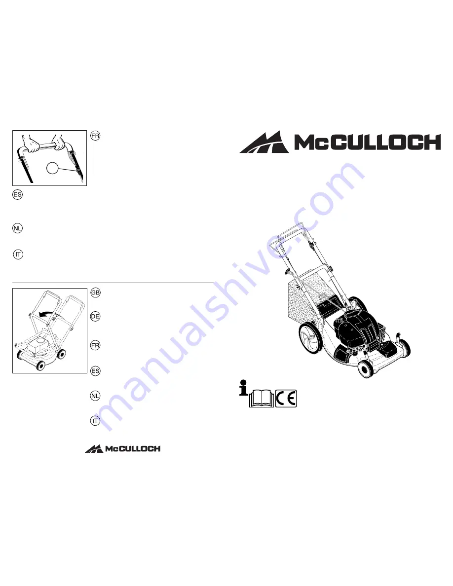 McCulloch EDITION 1XXL Instruction Manual Download Page 1