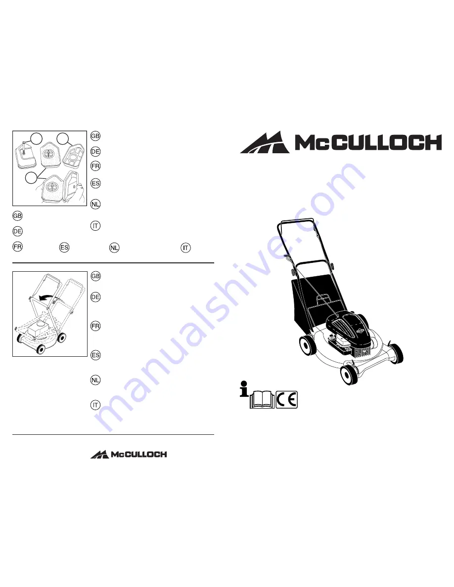 McCulloch M4553CM Instruction Manual Download Page 1