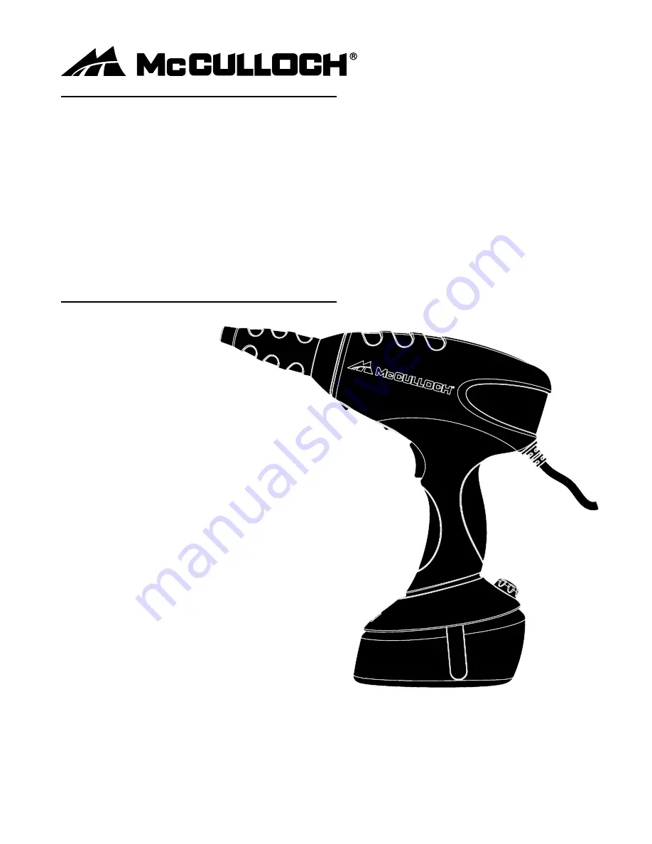 McCulloch MC1255 Owner'S Manual Download Page 1