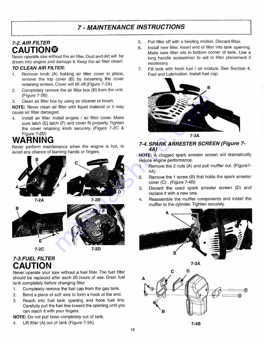 McCulloch MCC1435A User Manual Download Page 16