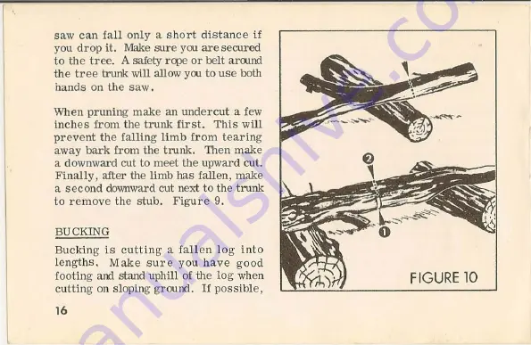 McCulloch Mini-Mac 6 Owner'S Manual Download Page 16