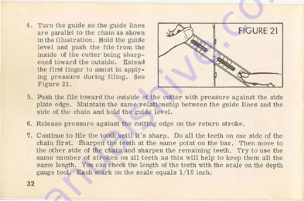 McCulloch Mini-Mac 6 Owner'S Manual Download Page 32