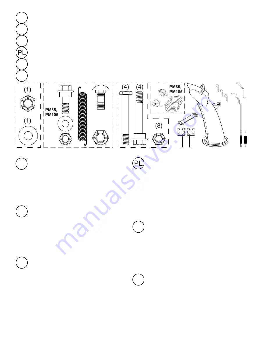 McCulloch PM105 (Czech) Provozní Příručka Download Page 10