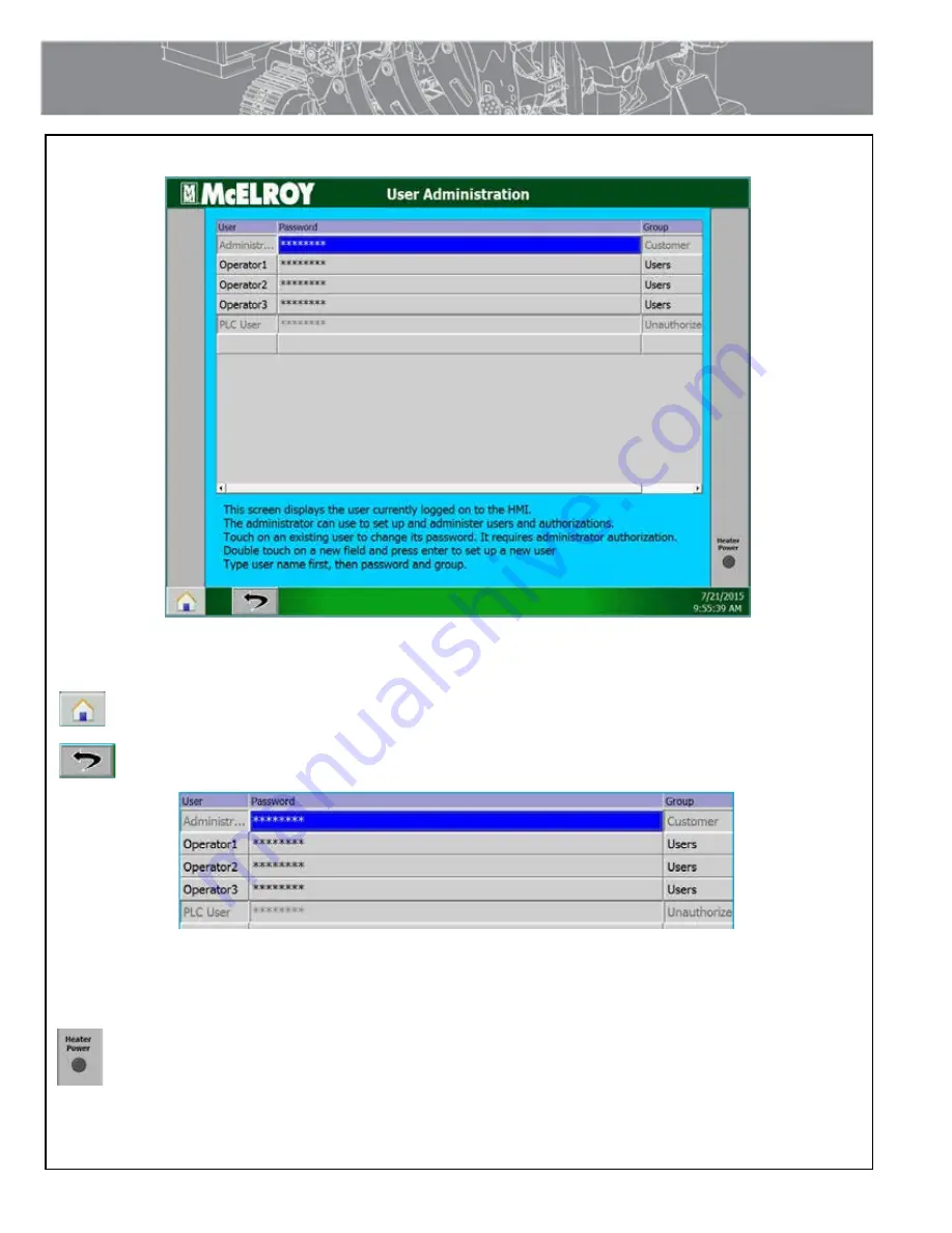 McElroy Talon 2000 Operator'S Manual Download Page 56