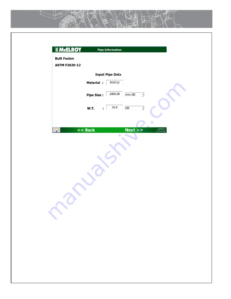 McElroy Talon 2000 Operator'S Manual Download Page 80