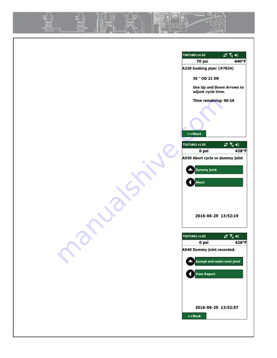 McElroy TracStar 250 2 Auto Series Operator'S Manual Download Page 42