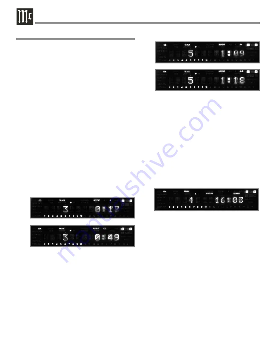 McIntosh MCD201 Owner'S Manual Download Page 16