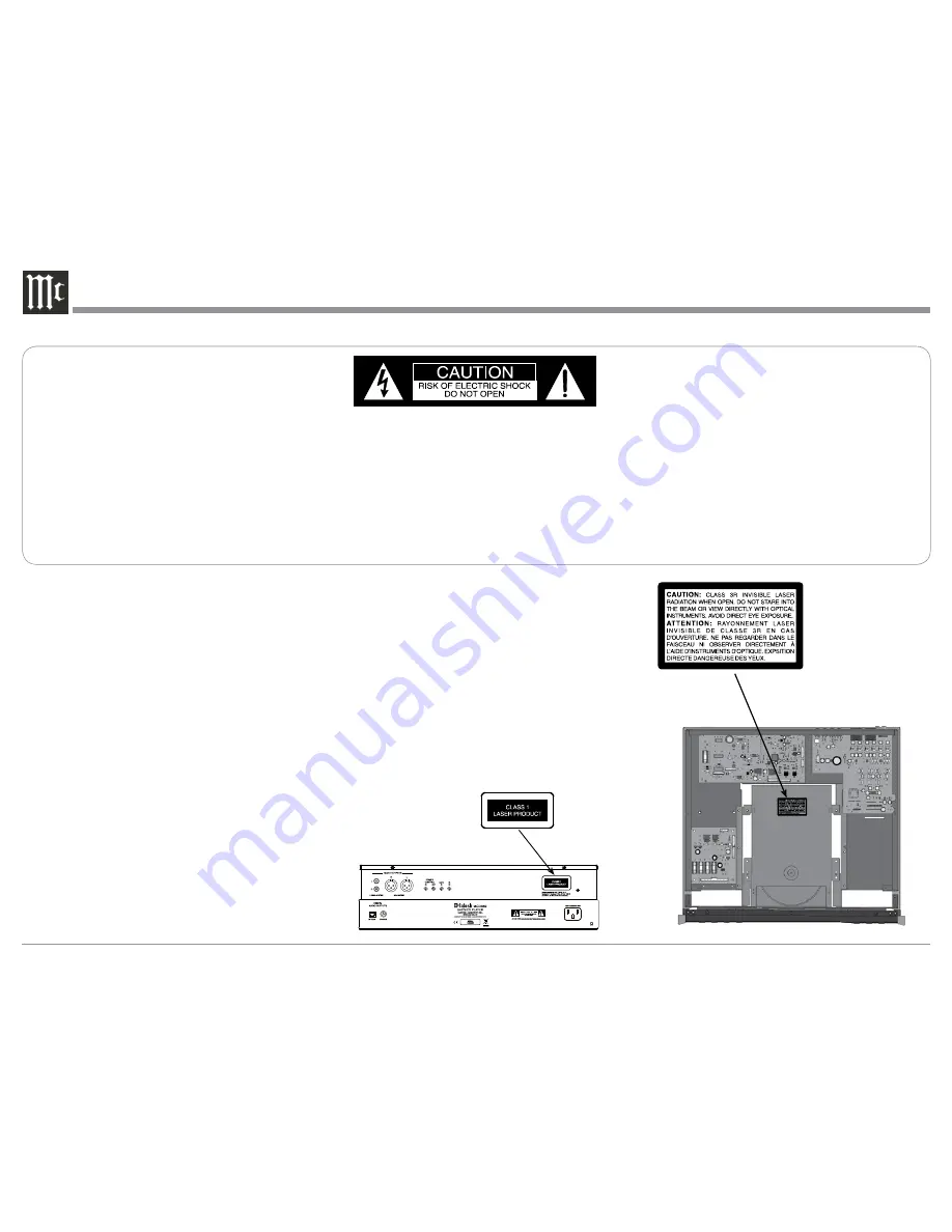 McIntosh MCD350 Owner'S Manual Download Page 2