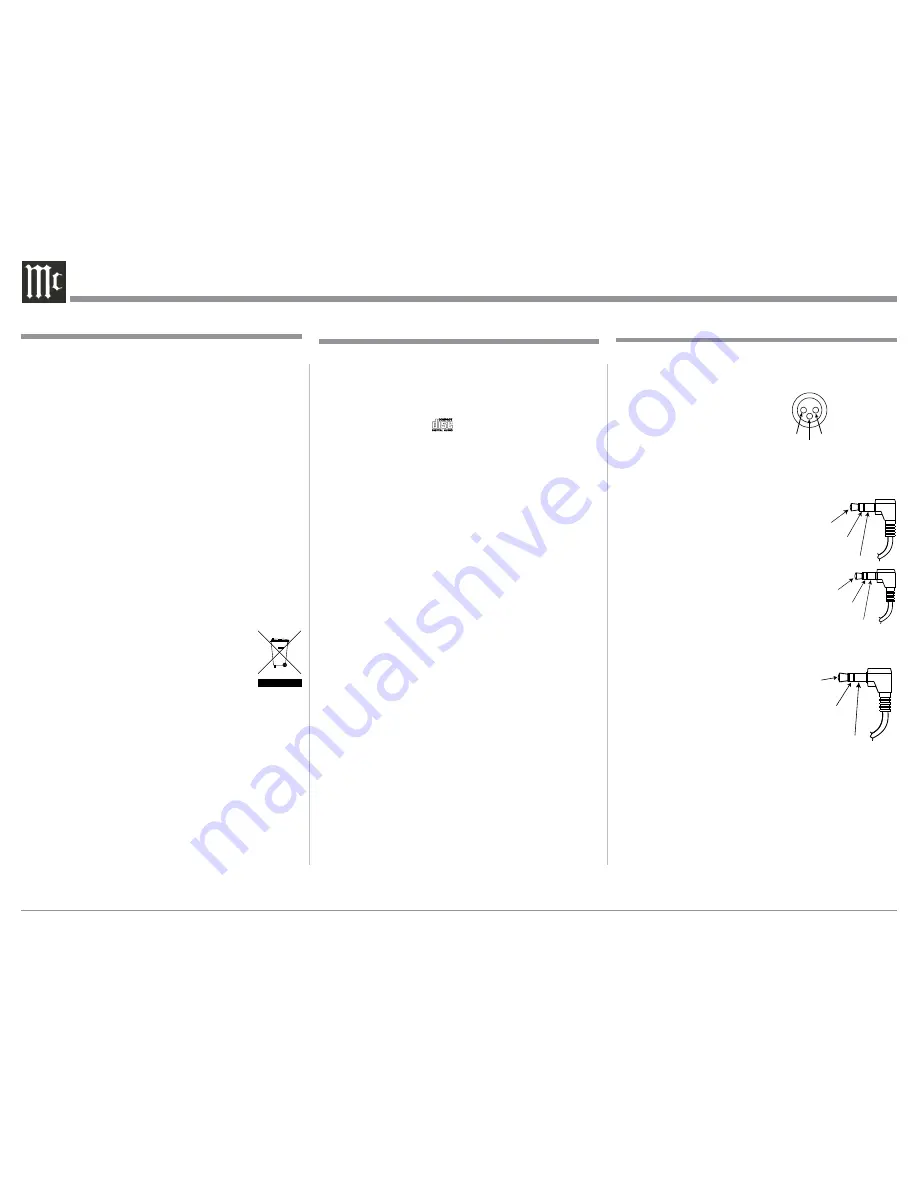 McIntosh MCD350 Owner'S Manual Download Page 4