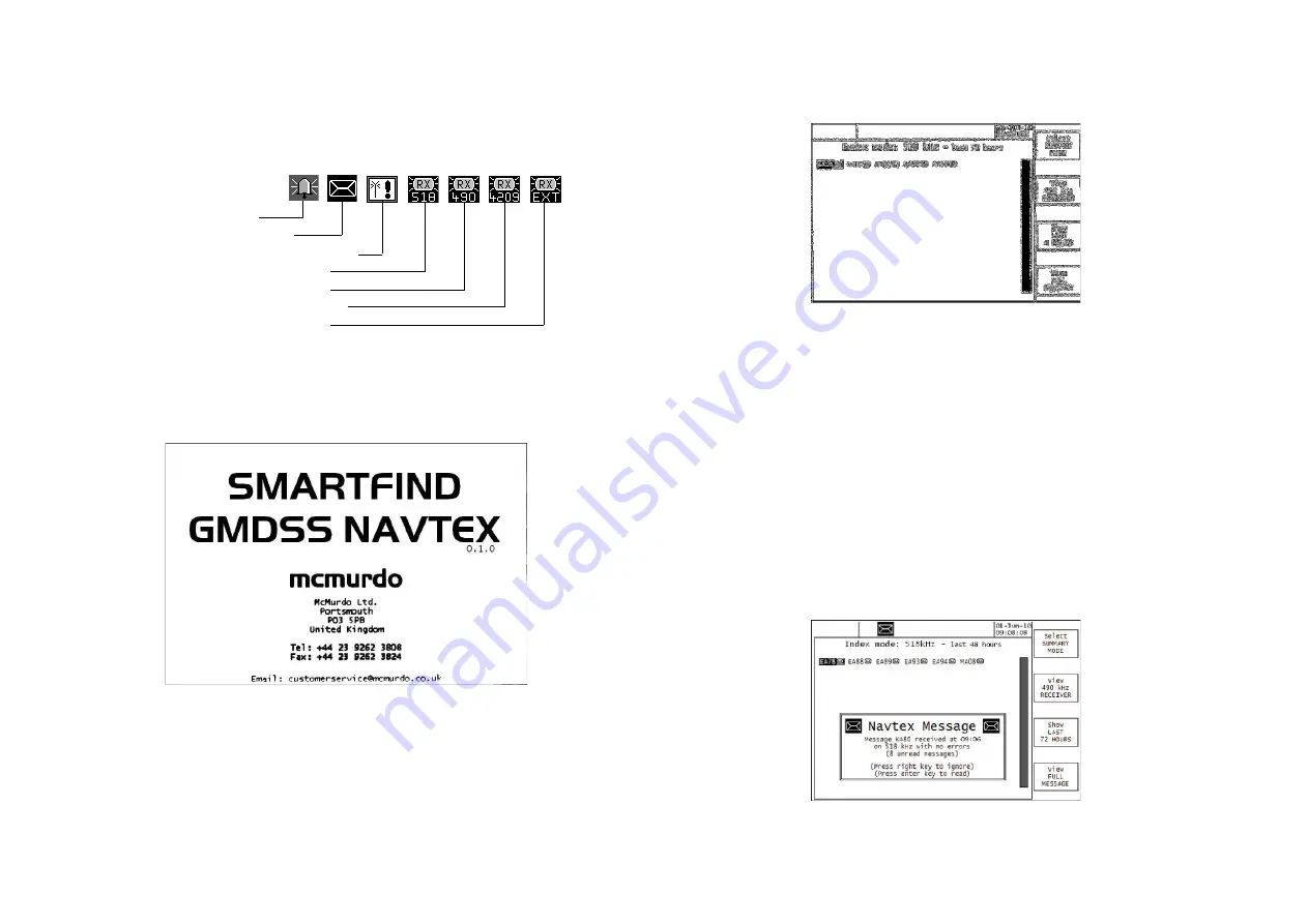 mcmurdo SMARTFIND GMDSS NAVTEX Скачать руководство пользователя страница 5