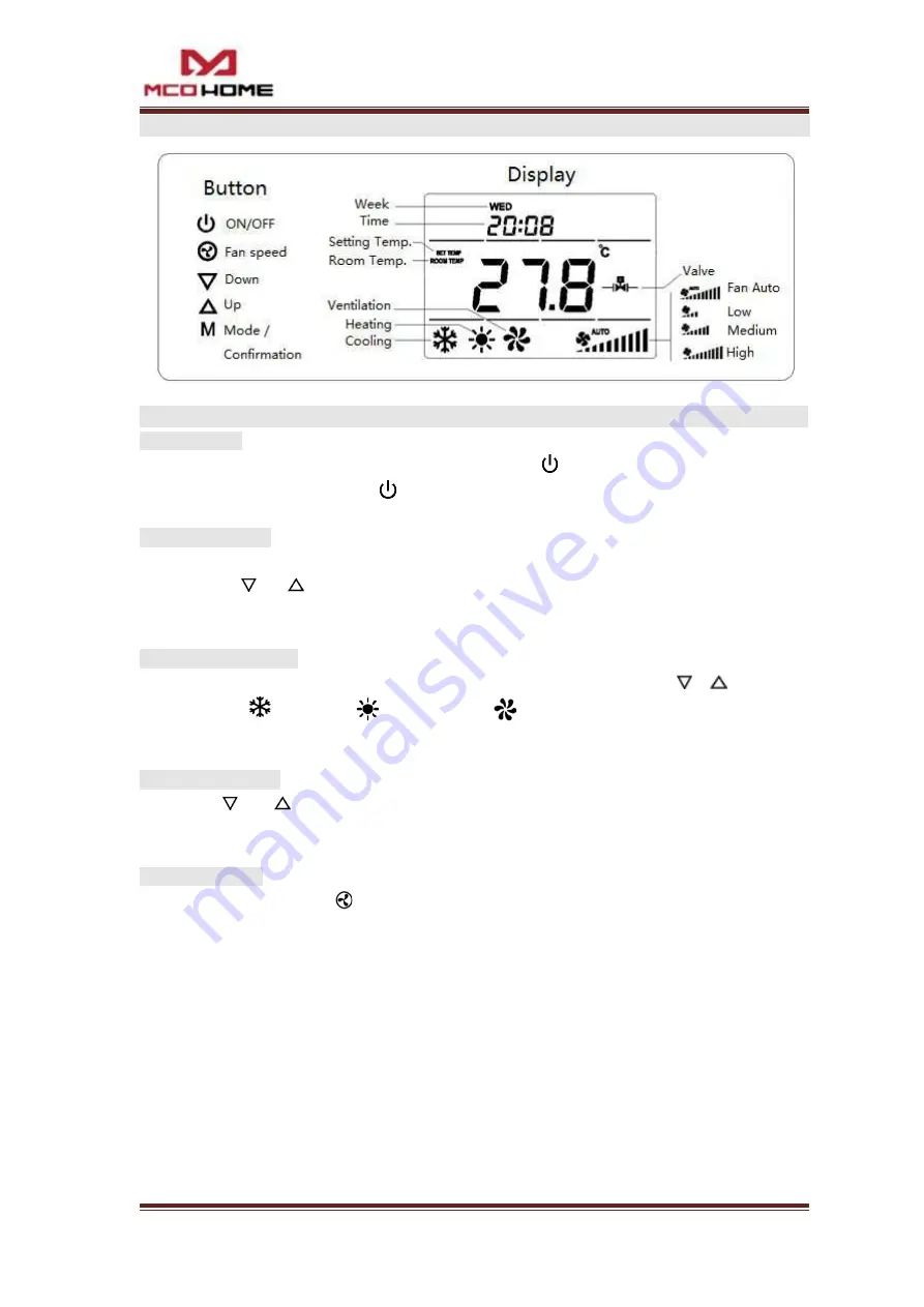 MCO Home MH8-FC-EU User Manual Download Page 3