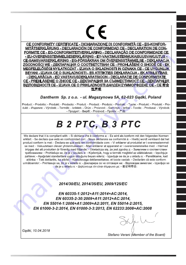 MCS B2PTC User And Maintenance Book Download Page 7