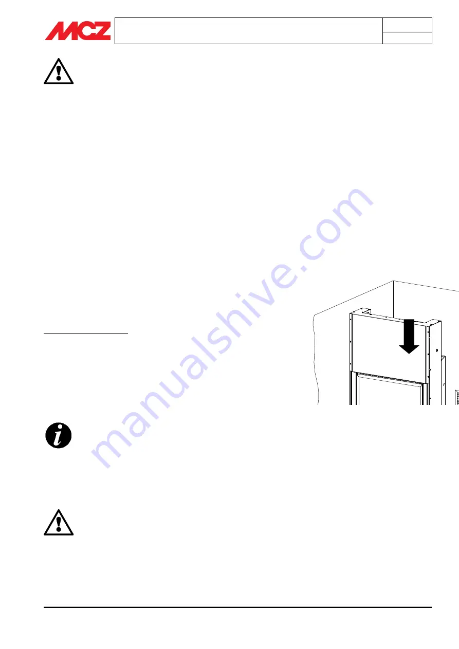 MCZ Forma Series Installation And Use Manual Download Page 9