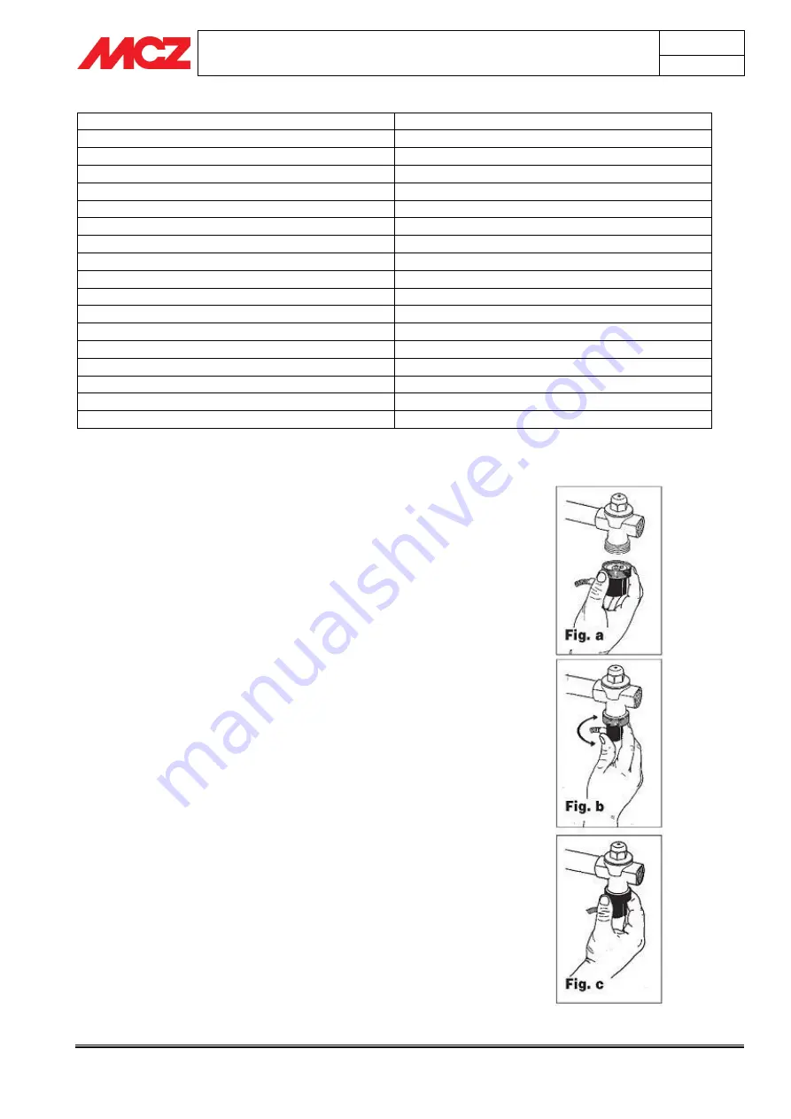 MCZ Forma Series Installation And Use Manual Download Page 21