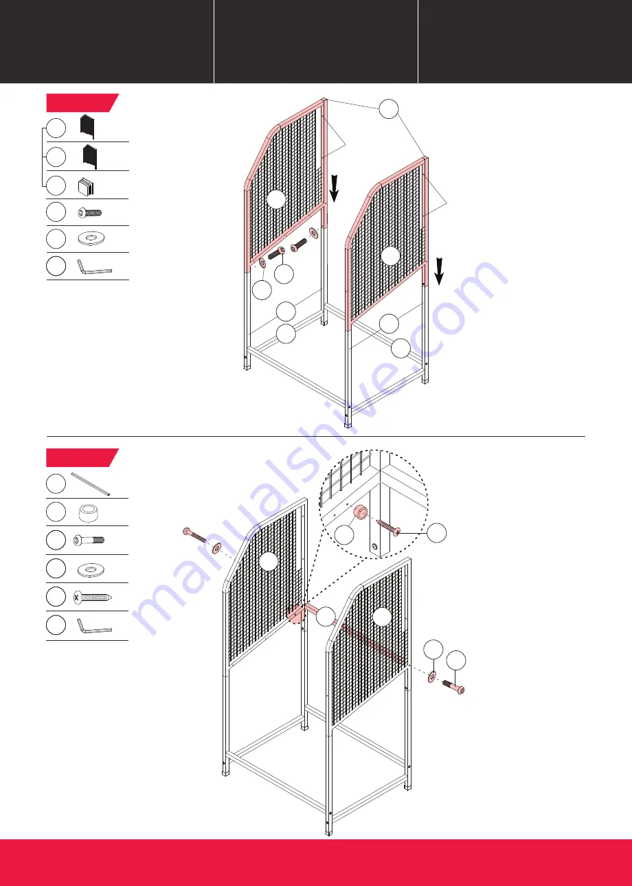 MD SPORTS BG135Y20006 Assembly Instructions Manual Download Page 8