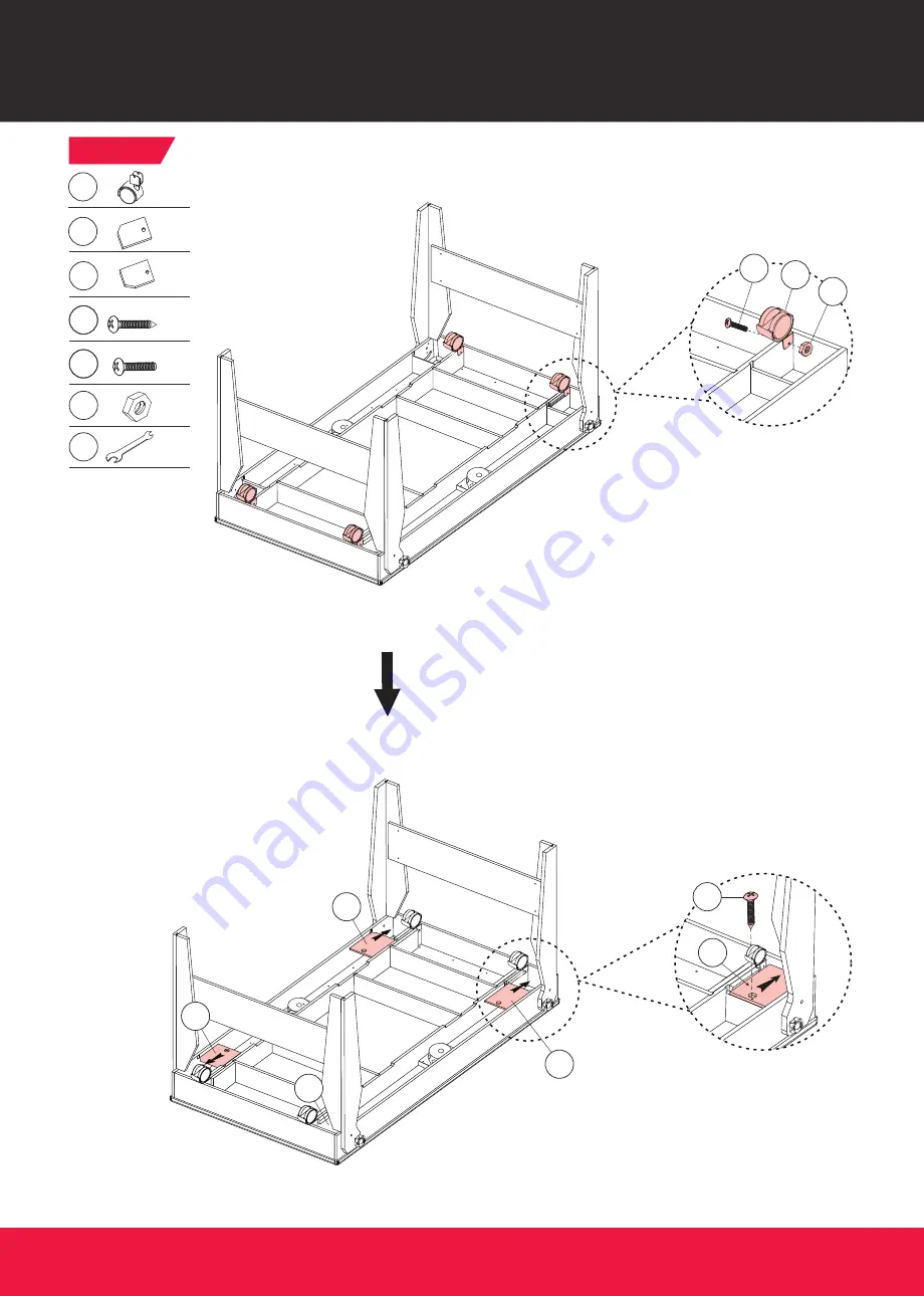 MD SPORTS BLL060 048B Assembly Instructions Manual Download Page 8