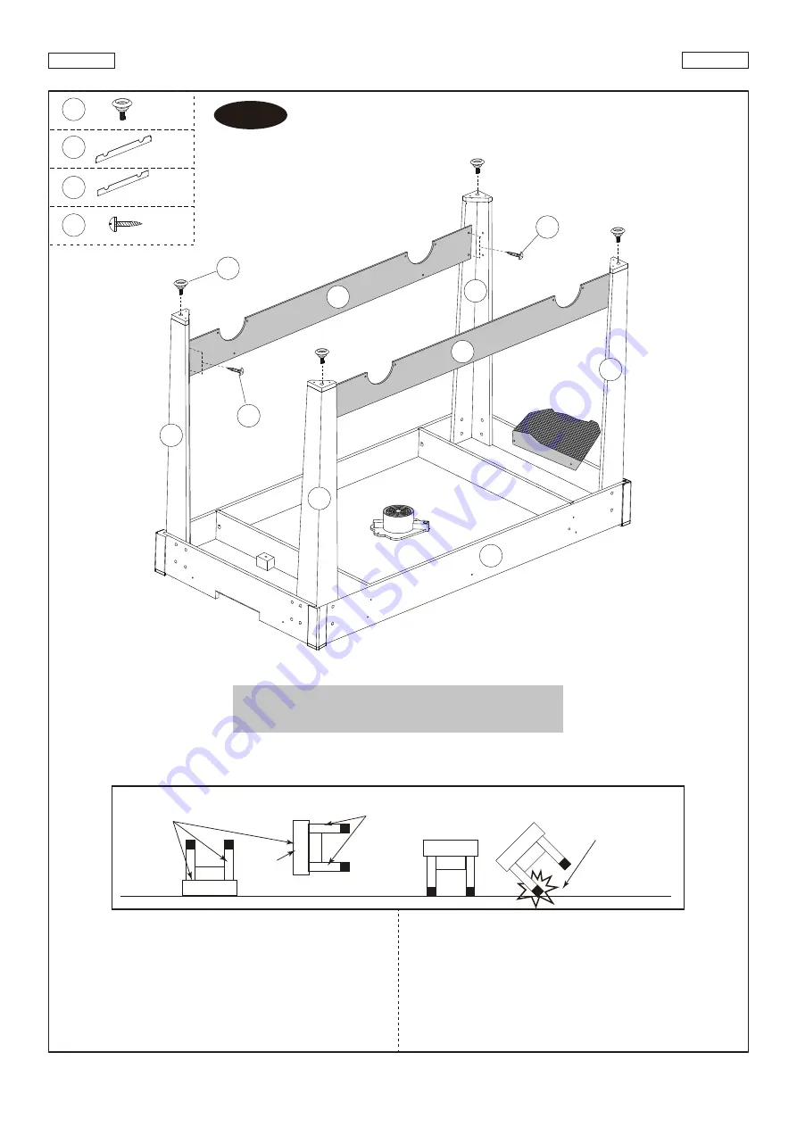 MD SPORTS CBF048 178M Assembly Instructions Manual Download Page 12