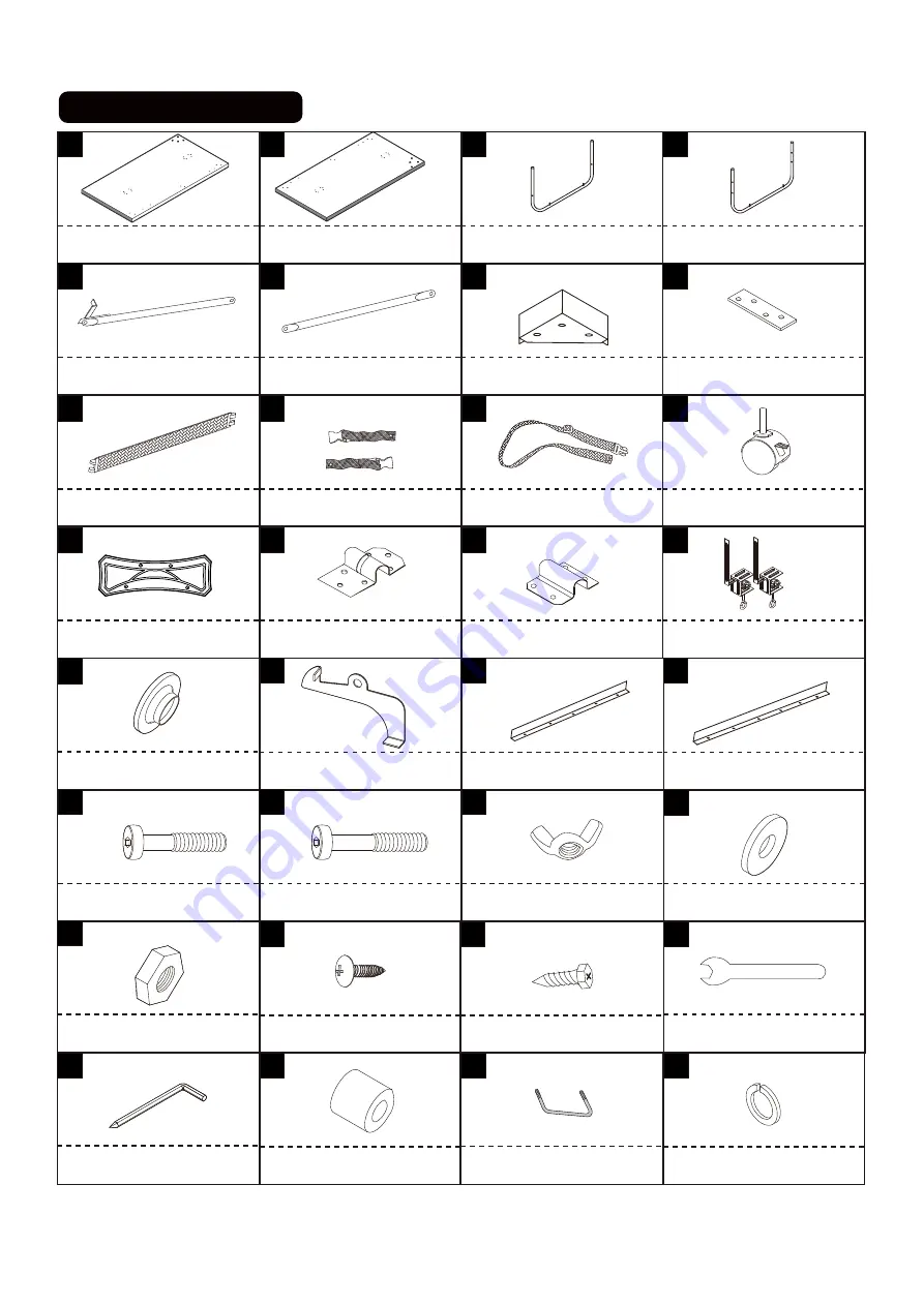 MD SPORTS Lancaster TTT415 207P Assembly Instructions Manual Download Page 4