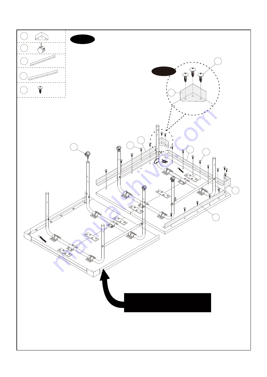 MD SPORTS Lancaster TTT415 207P Assembly Instructions Manual Download Page 9