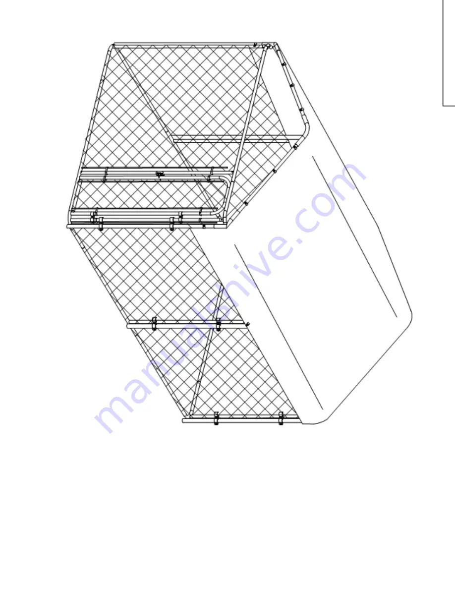 MDM Dog Kennel 7.5'x7.5'x4' Скачать руководство пользователя страница 8