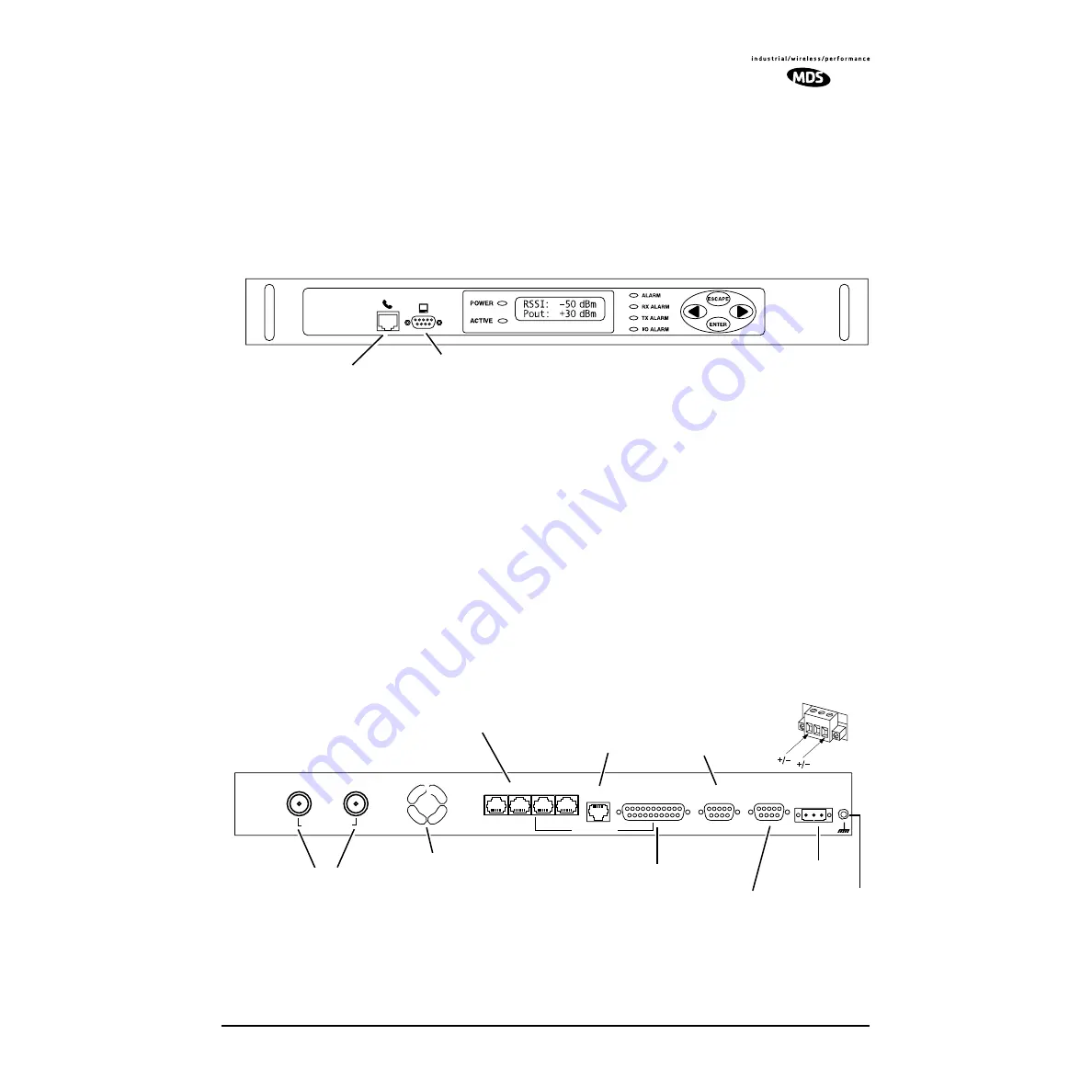 MDS LEDR 1400F Installation & Operation Manual Download Page 25