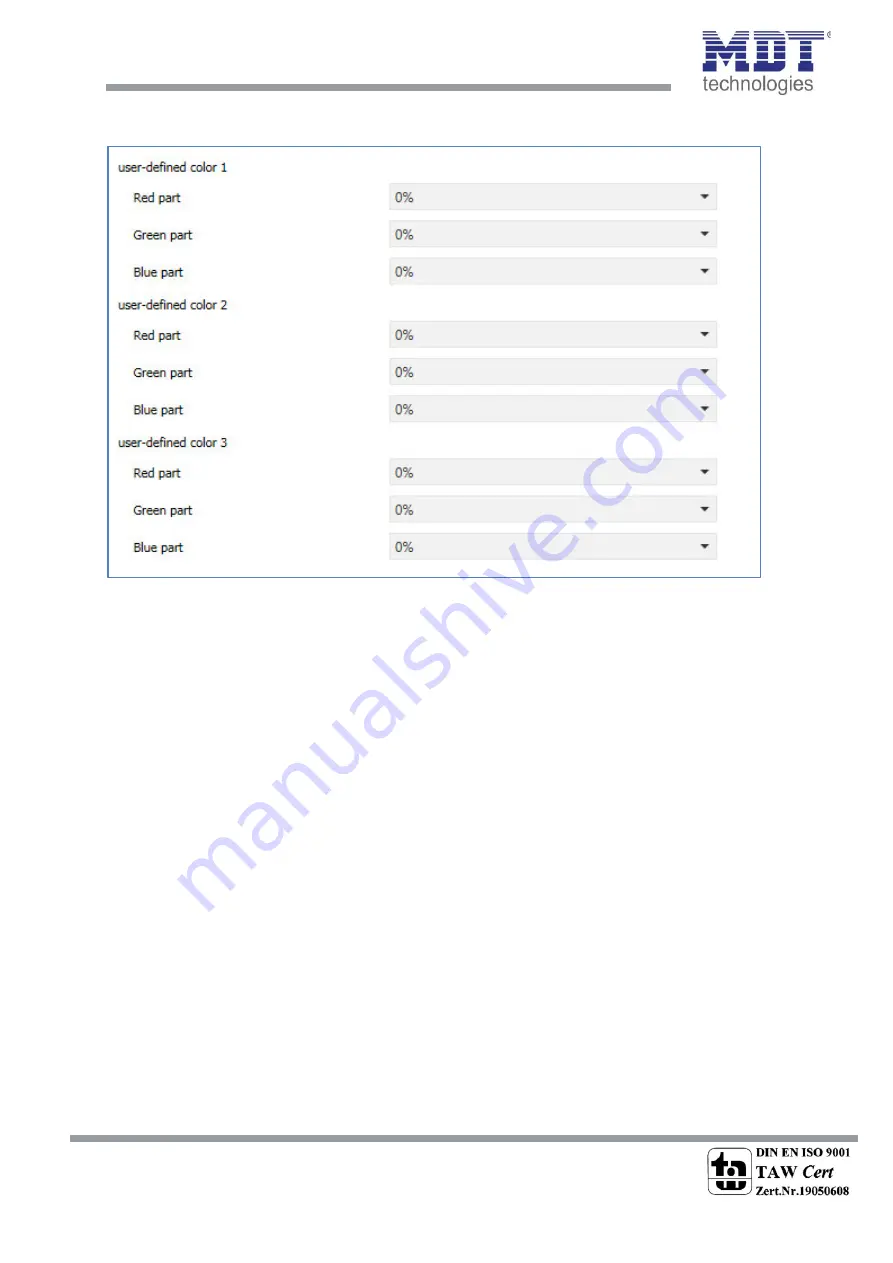 MDT Glass Push Button II Smart BE-GT20S.01 Technical Manual Download Page 31