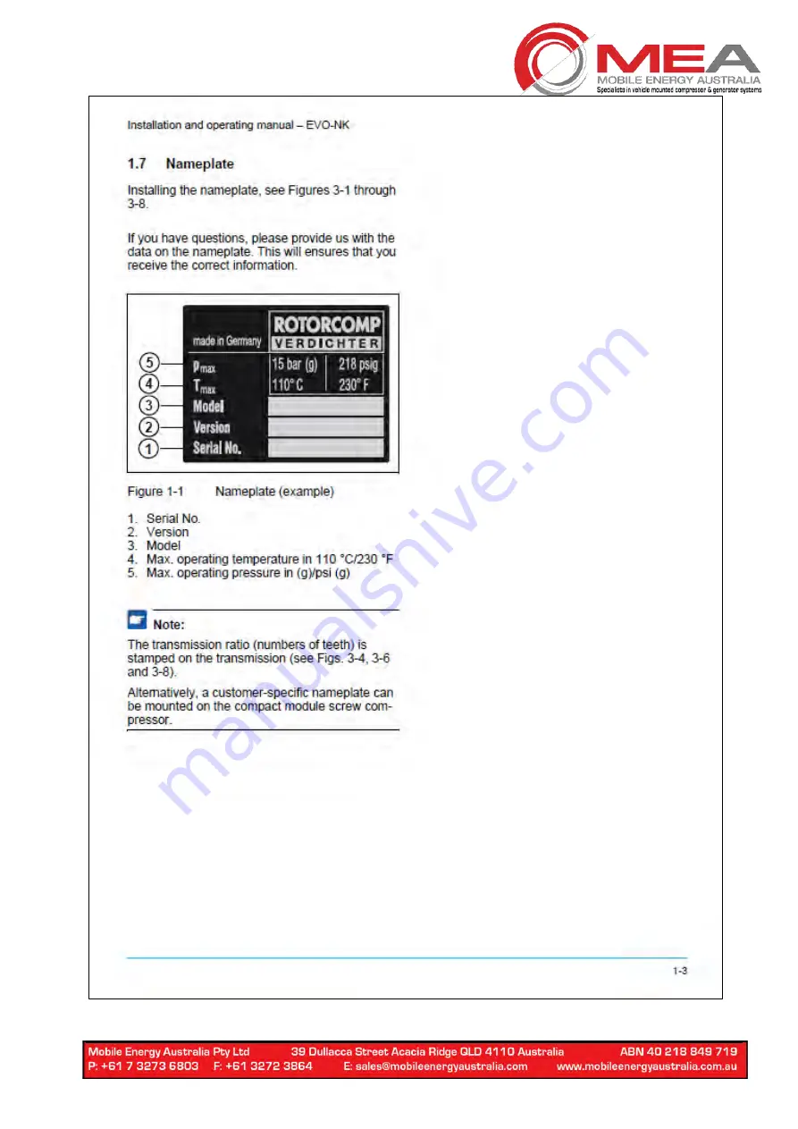 Mea SMAC 90-H Owner'S/Operator'S Manual Download Page 38