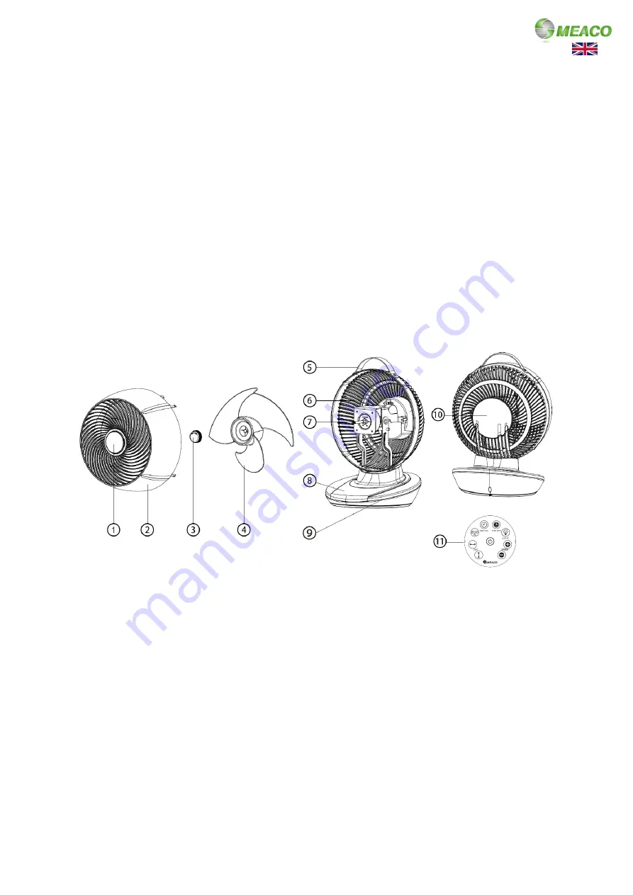 Meaco MeacoFan 1056 Instruction Manual Download Page 4