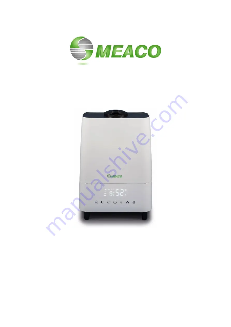 Meaco MeacoMist Deluxe Instruction Manual Download Page 1