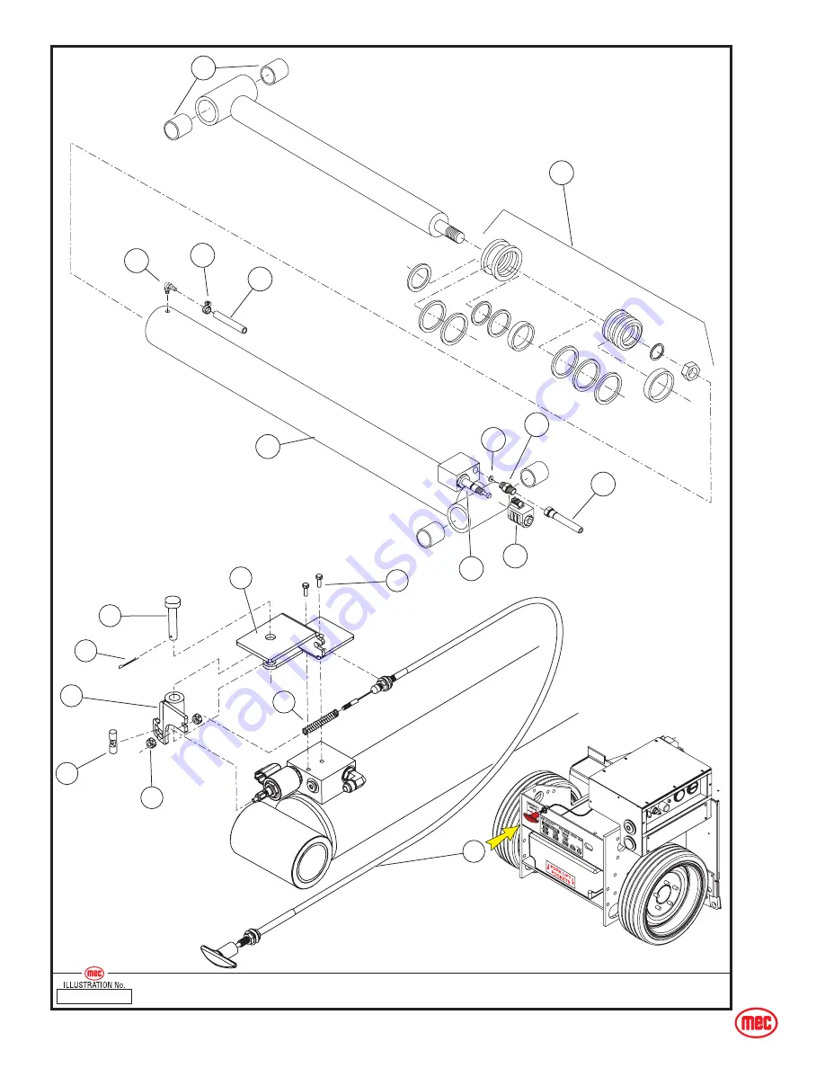 Mec 2033ES Service And Parts Manual Download Page 160