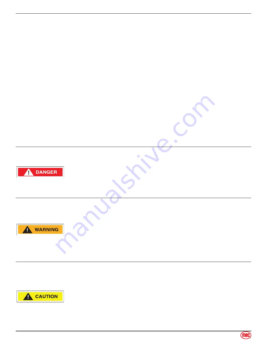 Mec 5492RT Operator'S Manual Download Page 28