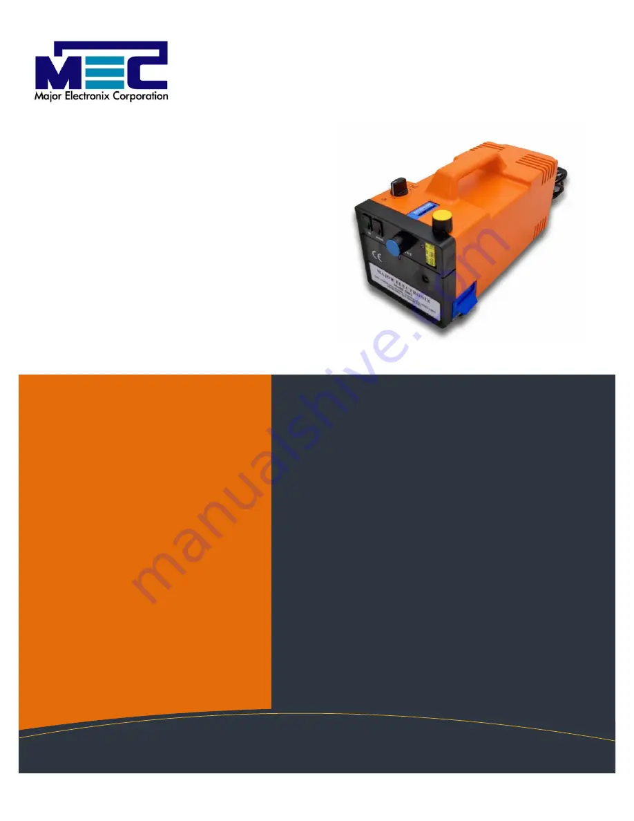 Mec Major 5001 Operating Instructions Manual Download Page 1