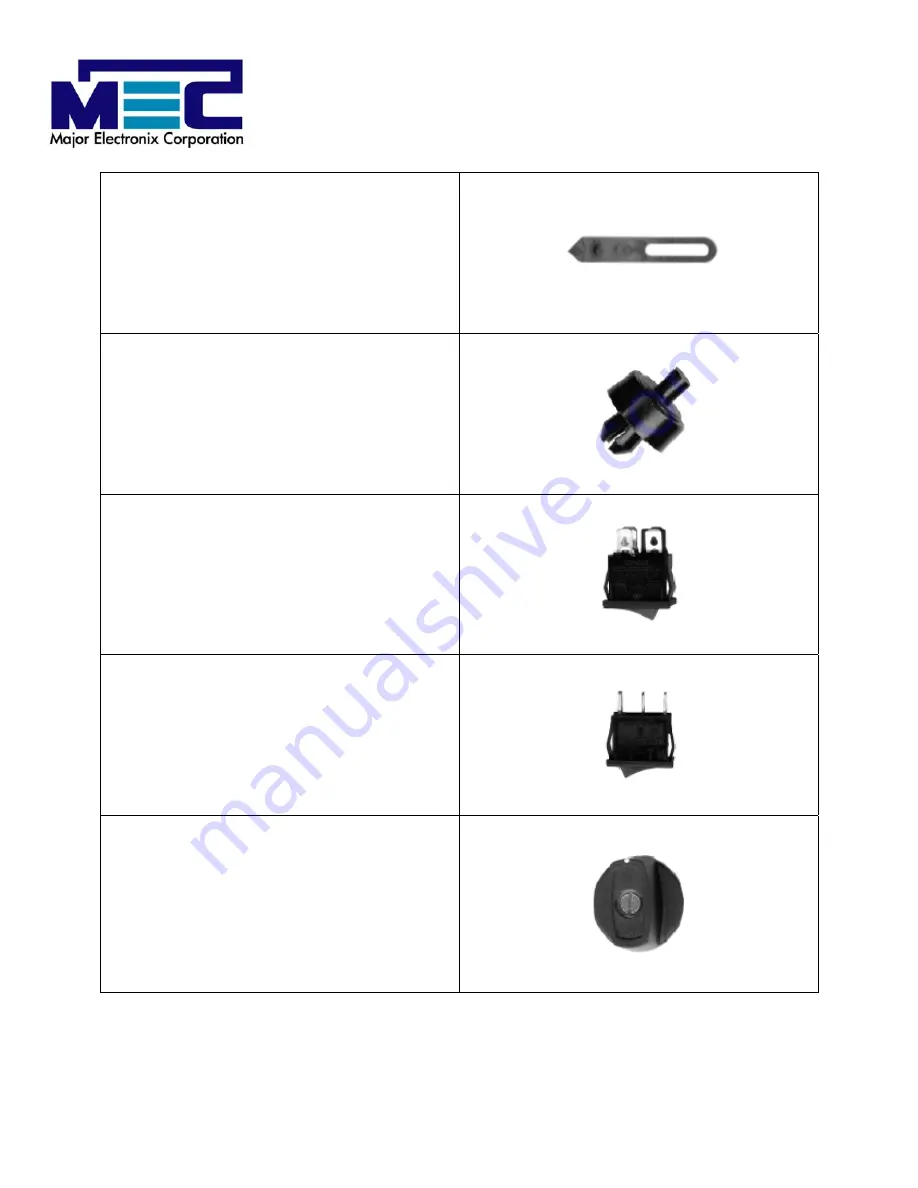 Mec Major 5001 Operating Instructions Manual Download Page 5