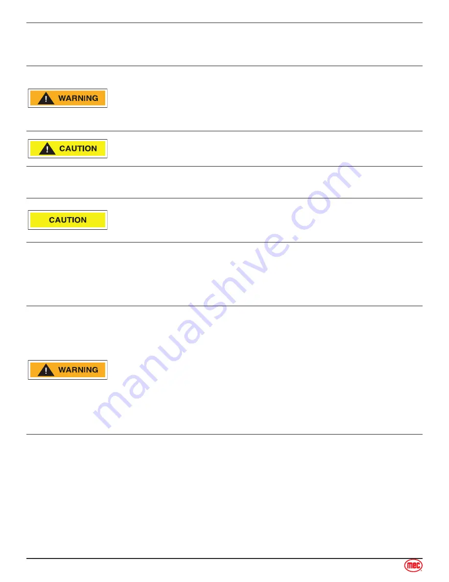 Mec Micro 13-XD Service & Parts Manual Download Page 13