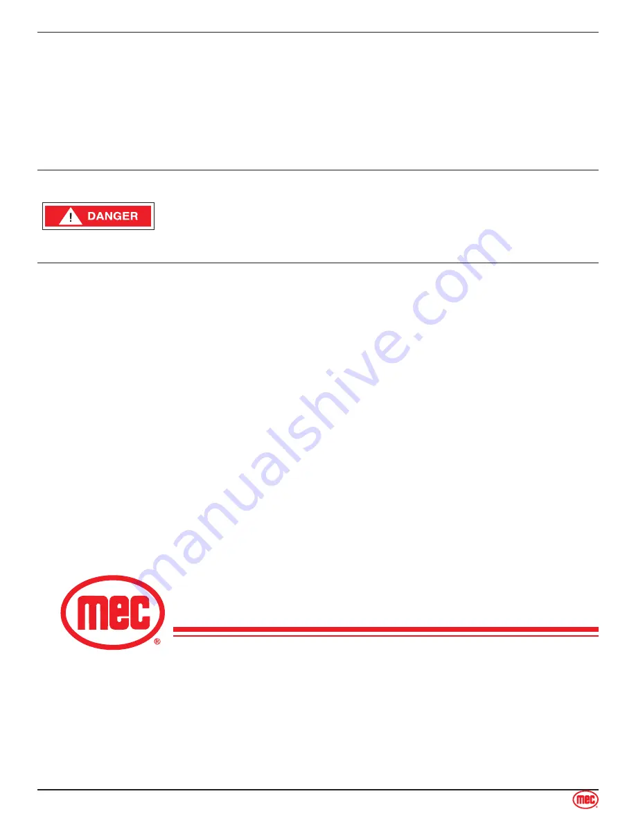 Mec Micro 19 Service & Parts Manual Download Page 6