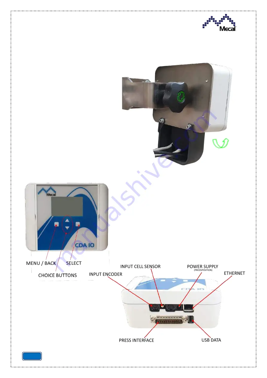 Mecal CDA10 Use And Maintenance Manual Download Page 38