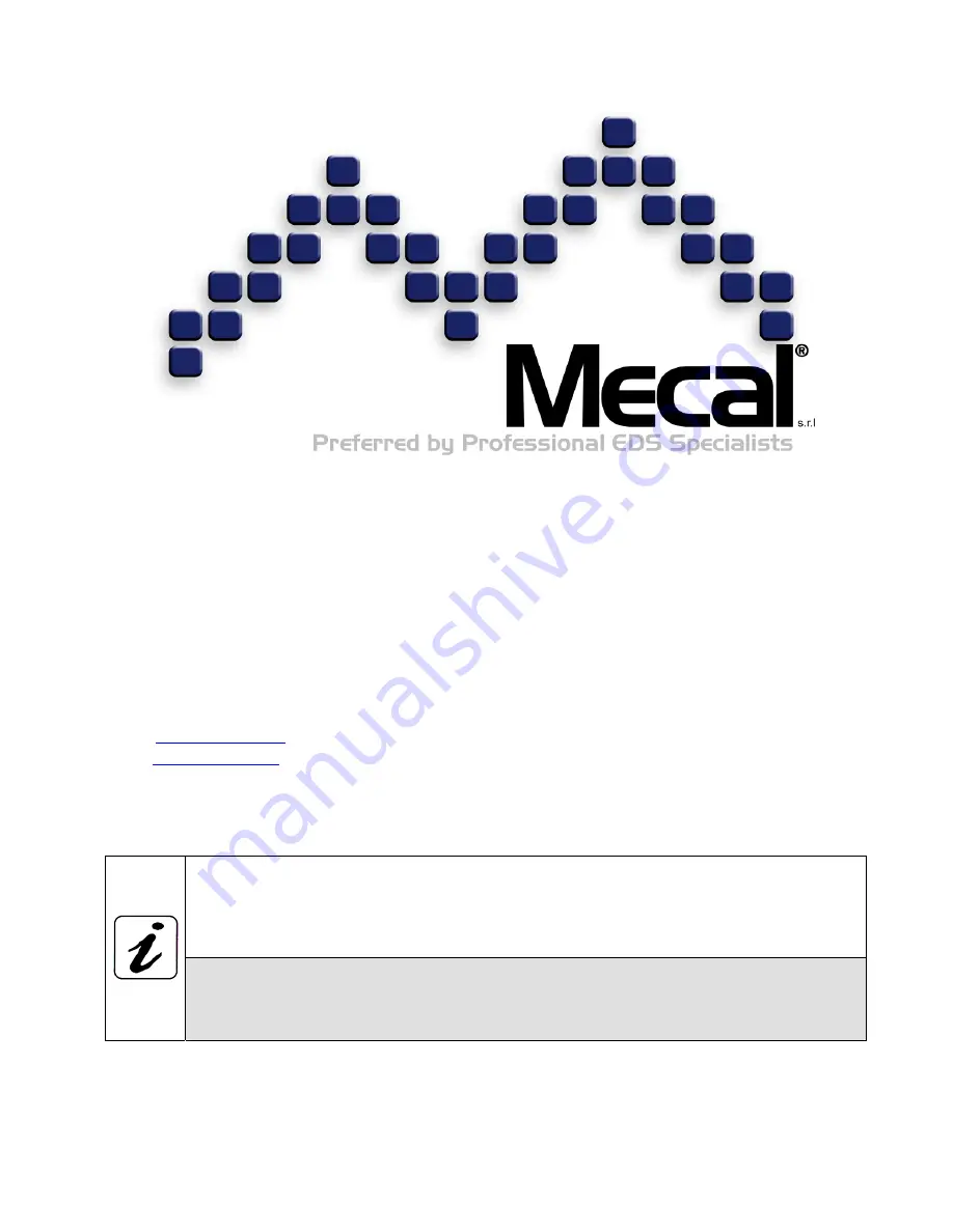 Mecal UNI MECAL VERSION Скачать руководство пользователя страница 2