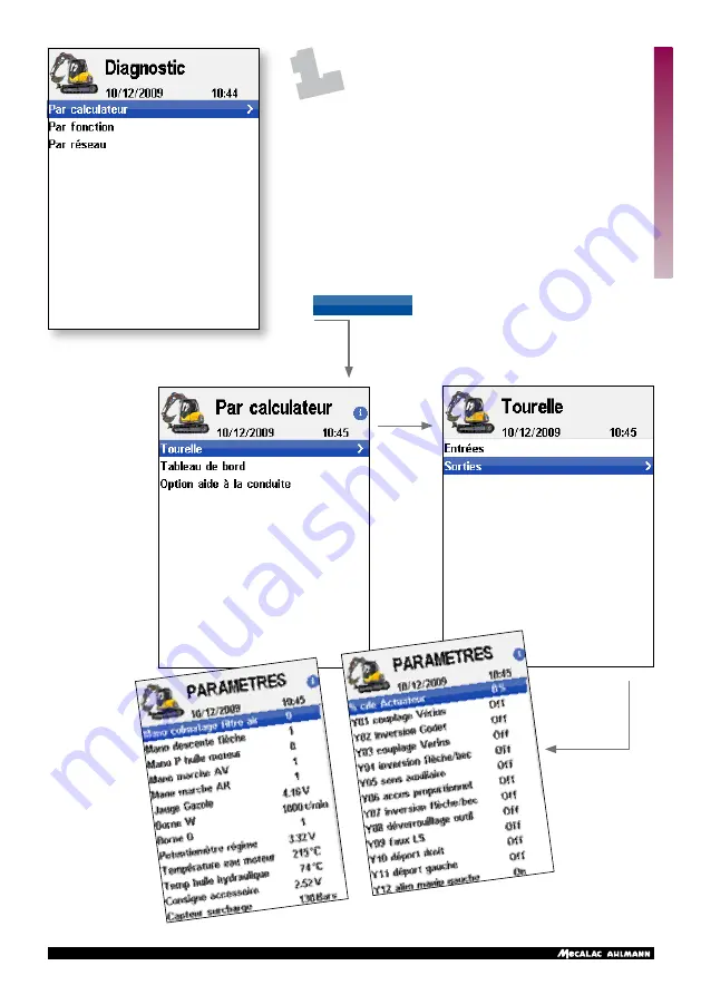 MECALAC AHLMANN Mecadiag Manual Download Page 19