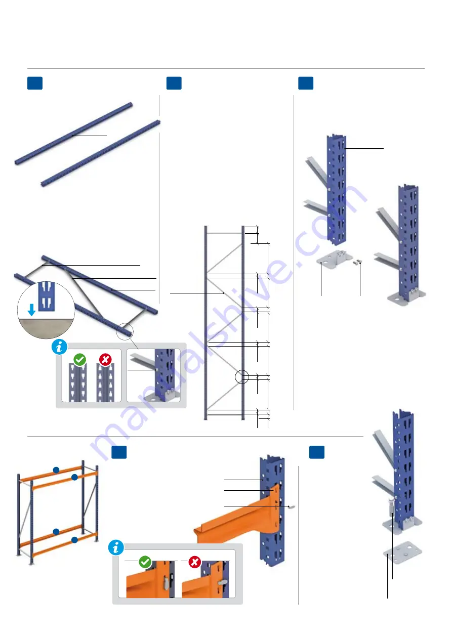 Mecalux LONGSPAN M7 Assembly Instructions Download Page 2